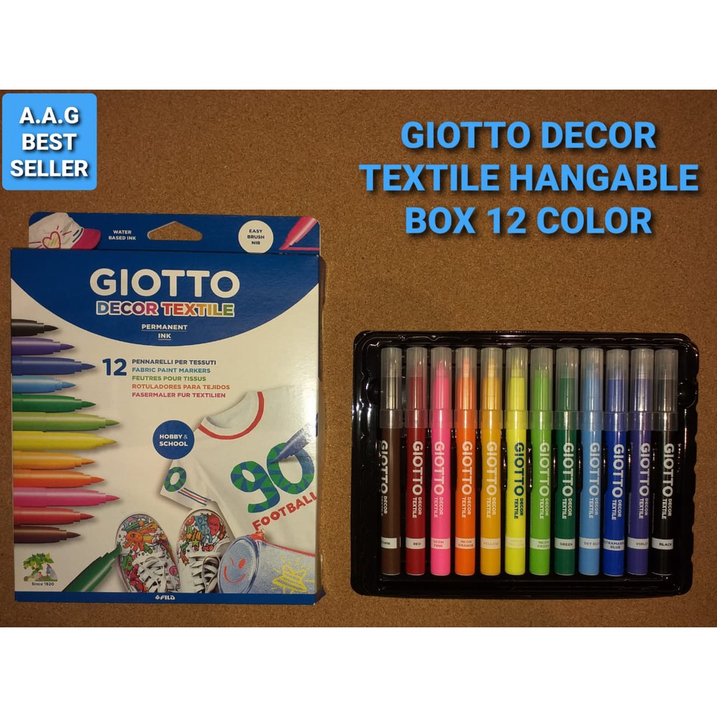 

GIOTTO DECOR TEXTILE HANGABLE BOX 12 COLOR