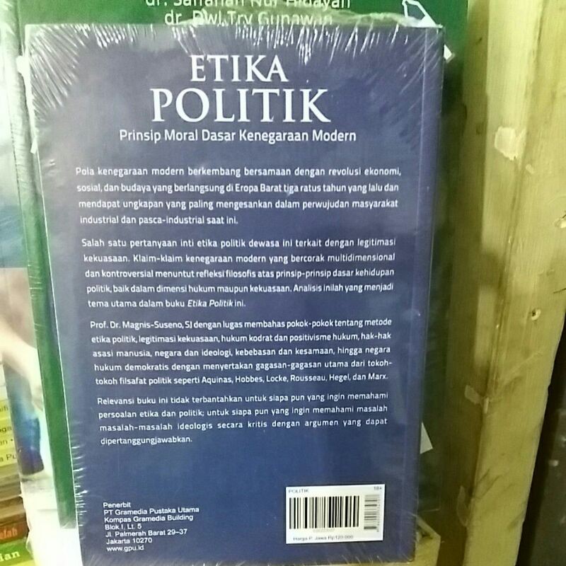 Buku Etika Politik Prinsip Moral Dasar Kenegaraan Modern Shopee Indonesia