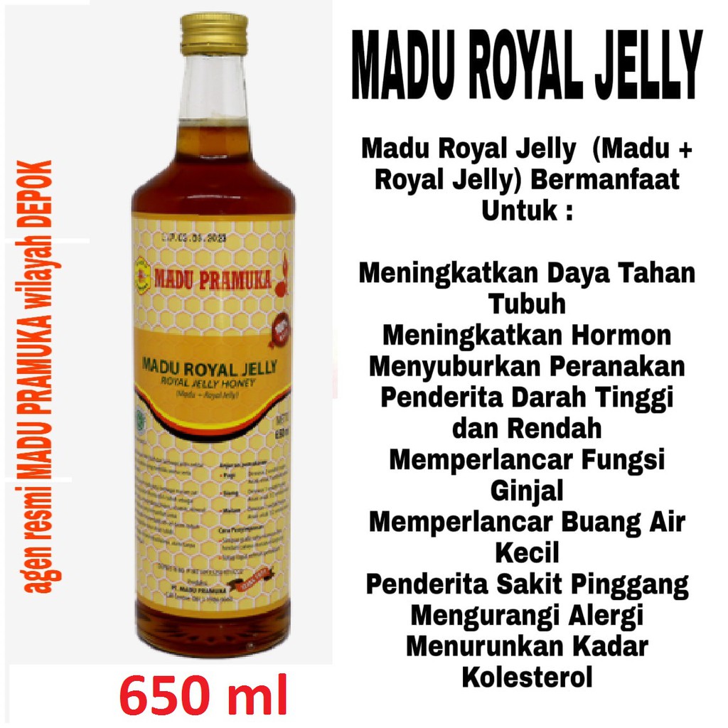 

Madu Pramuka MADU ROYAL JELLY 650 ML