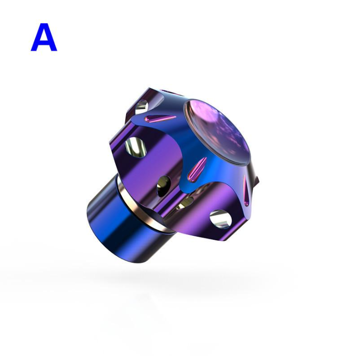 Kepala Kunci Modifikasi Cnc Burnt Titanium Untuk Motor Ktm 125 Rowing 400 Um+Key Shell-1