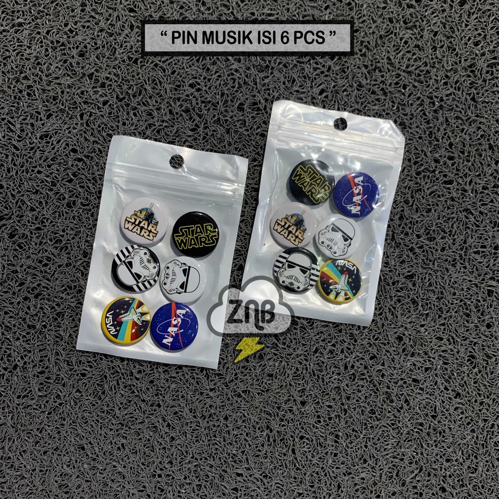 Pin Bros Starwars Pin Nasa Pin Astronot Bros Luar Angkasa Best Quality