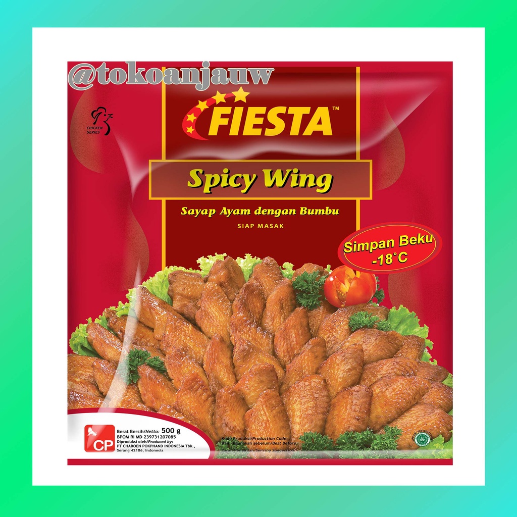 

Fiesta Spicy Wing 500 gr / Sayap Ayam Dengan Bumbu