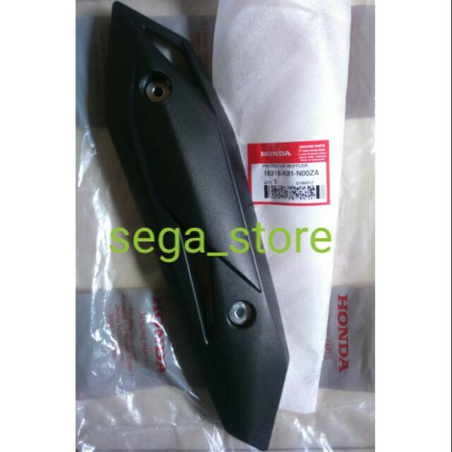 Cover tutup knalpot honda all new beat fi sporty ESP / beat street ESP ori original AHM