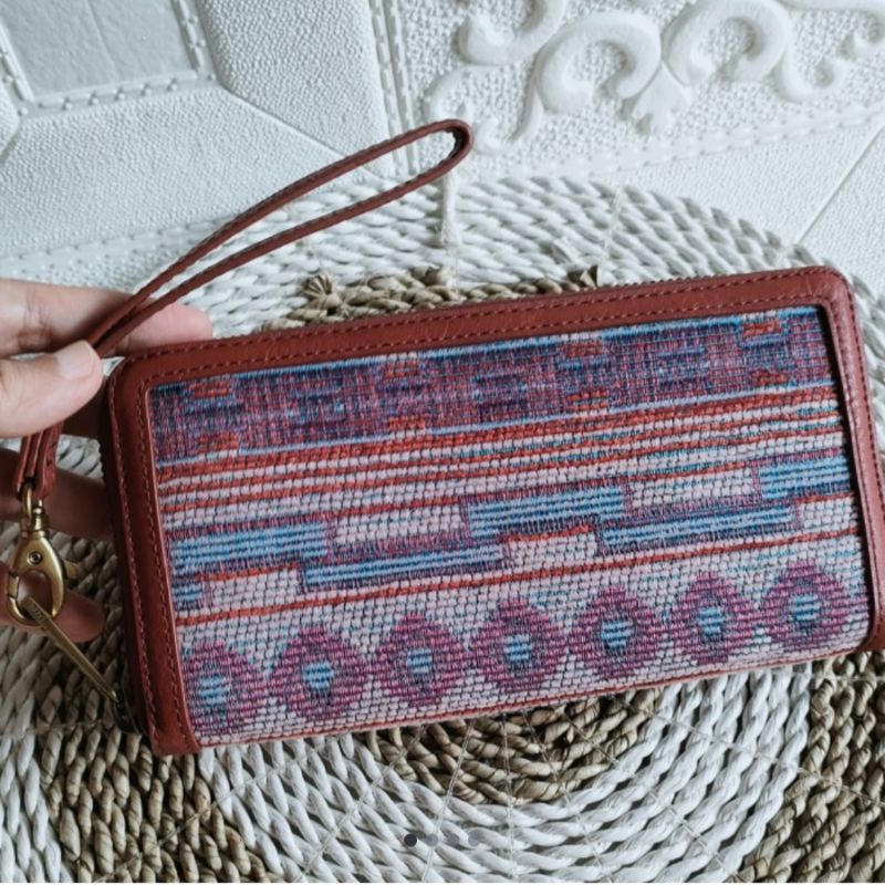 DompetFossil Logan Zip fall multi