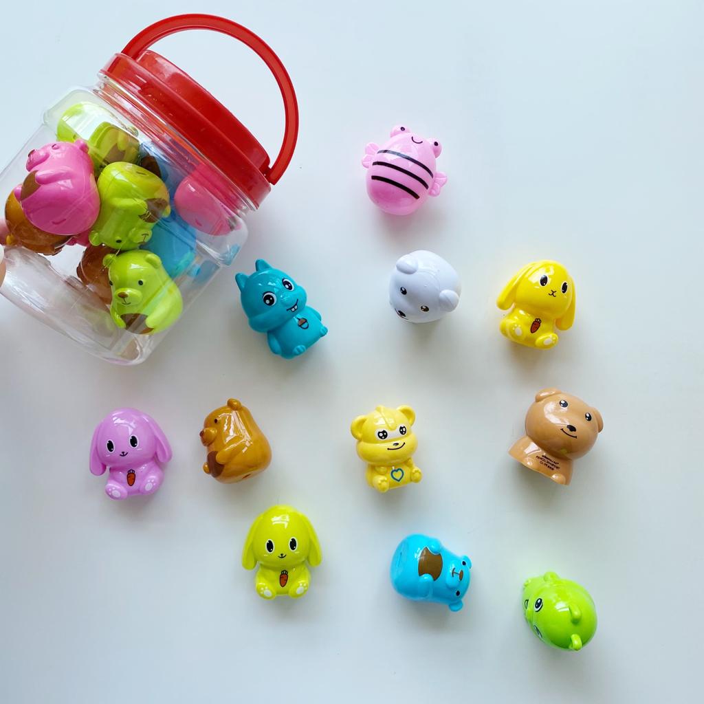 

SOS Peruncing Fancy 1 Lobang Bentuk Packing Toples(12 pcs) /Sharpener/Serutan/ Rautan