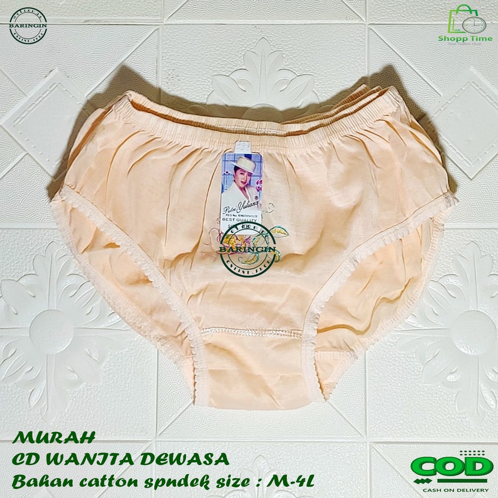 Murah Celana Dalam Wanita ISI 6 PCS -CD wanita polos harga grosiran