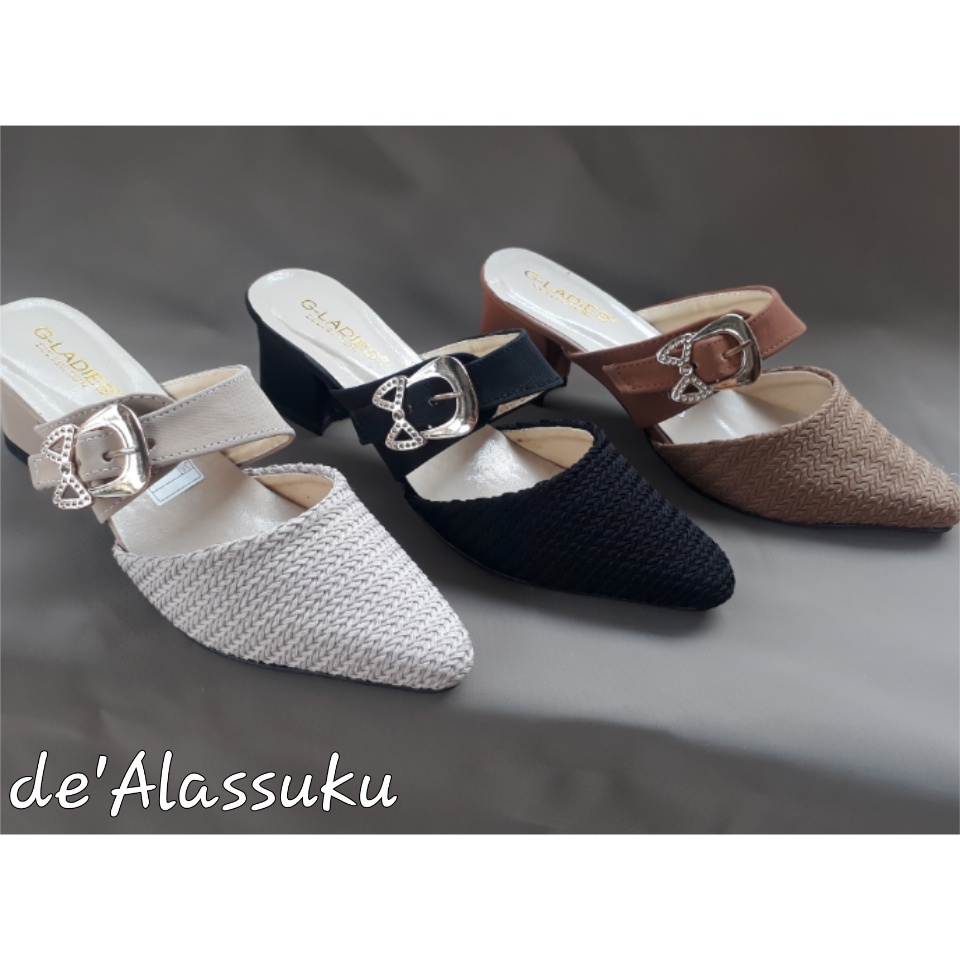 Alassuku.ID - Sepatu Hak Tahu Gesper