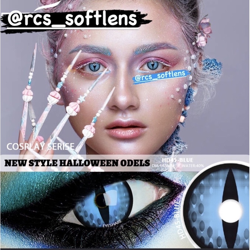 ❤️ RCS ❤️ Softlens cosplay halloween Mata kucing Softlens cat eye series