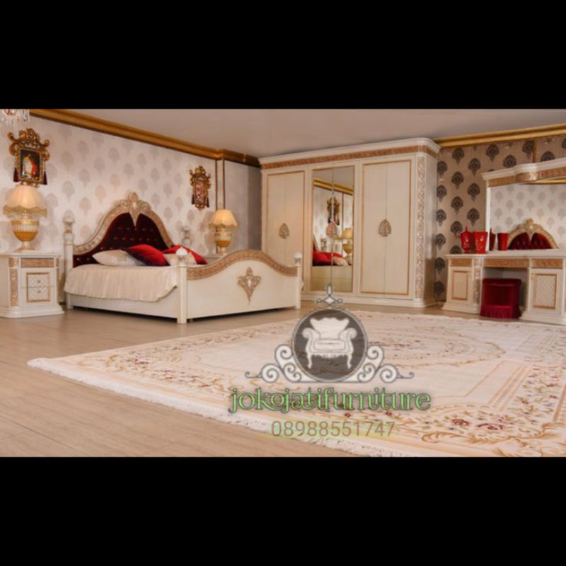 kamar set mewah/tempat tidur/lemari pakaian/meja rias