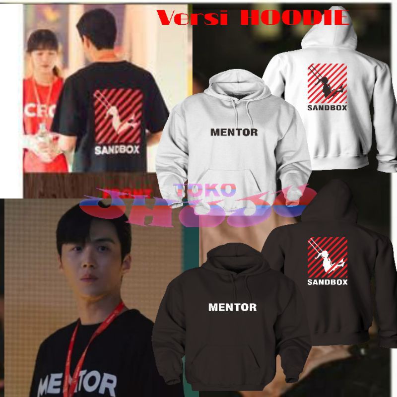 Jaket Hoodie Jumper Drakor Start Up MENTOR sandbox Han Ji Pyeong / Kim Seon Ho