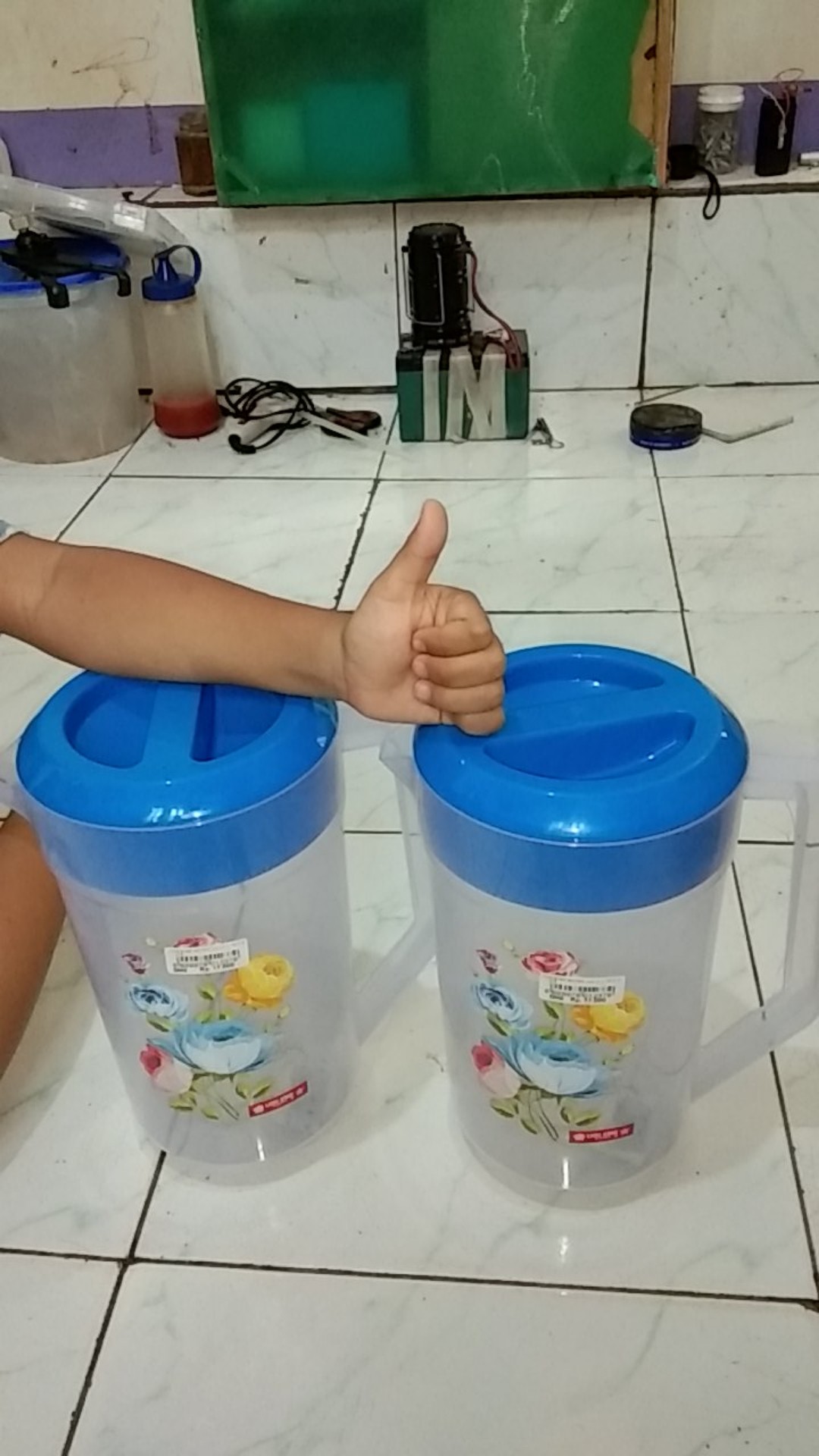 Teko Air Kan Air Eskan Water Jug Plastik Lion Star 2.1 Liter K 3 K-3