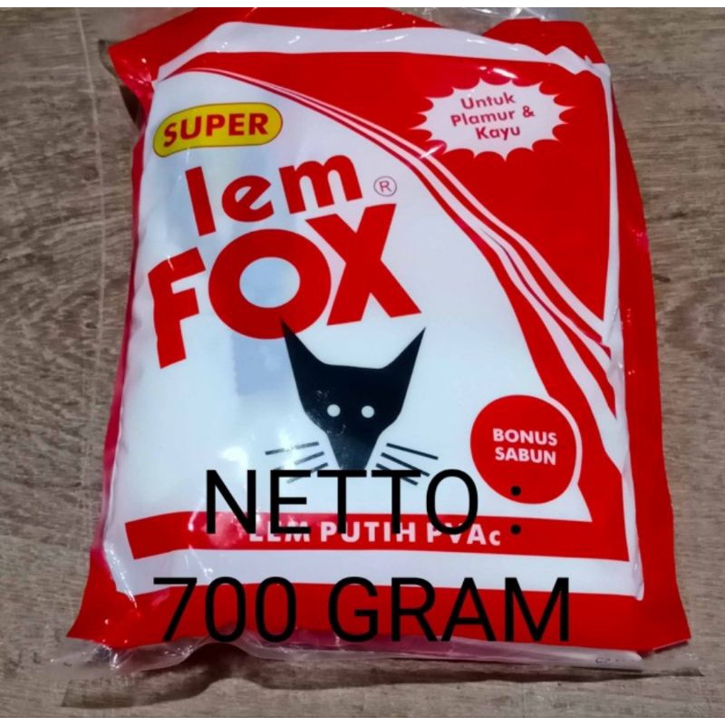 

LEM KAYU PUTIH FOX - 700GR