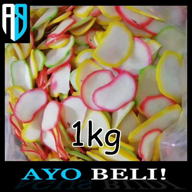 

1kg Kerupuk Bawang Mentah Bahan Seblak 1 kg Krupuk Snack Mentah