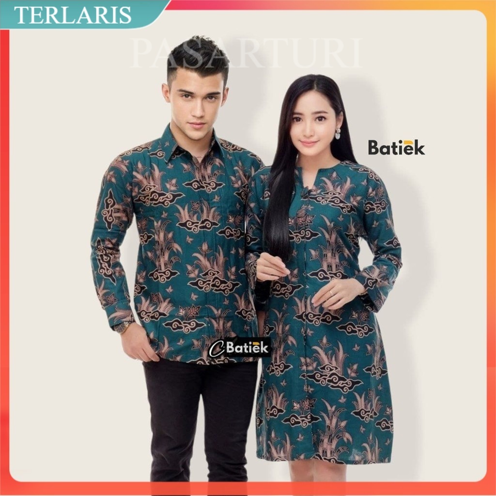 [ANS BATIK] Batik Couple Tunik Kemeja Hem Blus Batik Terlengkap Seragam Batik / Atasan BATIK KAMPUS