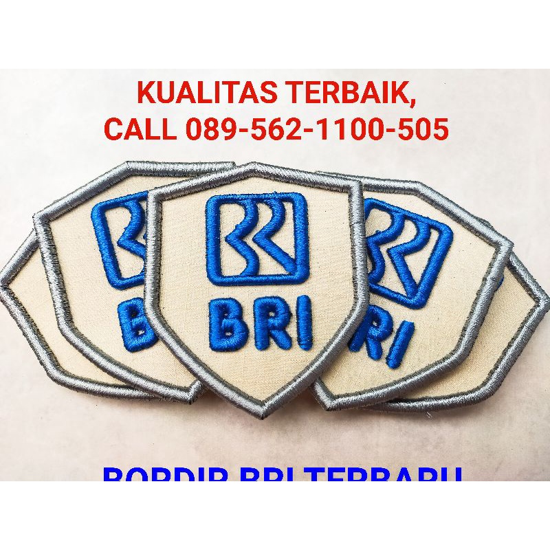 Bordir Logo BRI TERBARU |BORDIR TIMBUL