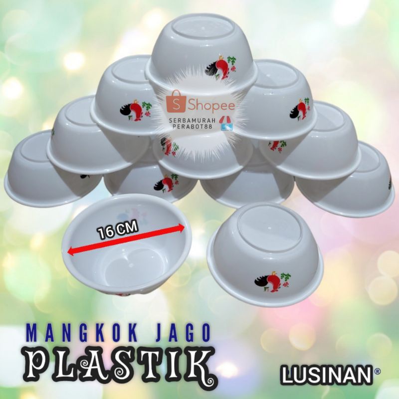 Mangkok Jago Plastik