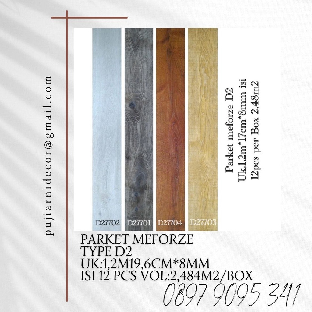 Lantai kayu Parket Meforze type D2