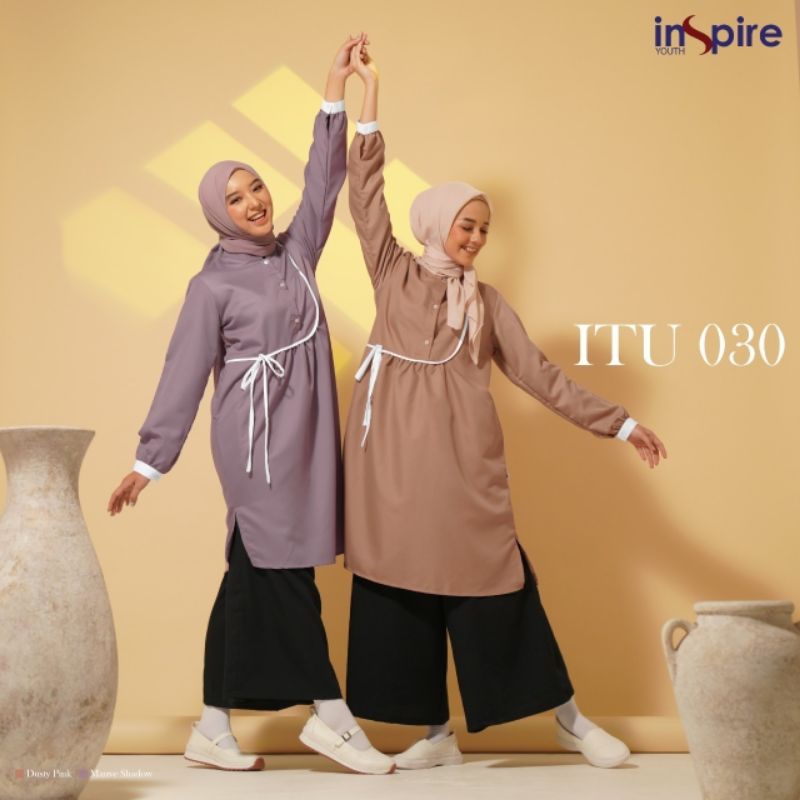 BISA COD - TUNIC INSPIRE ITU 030 ATASAN MUSLIM WANITA FASHION MUSLIM