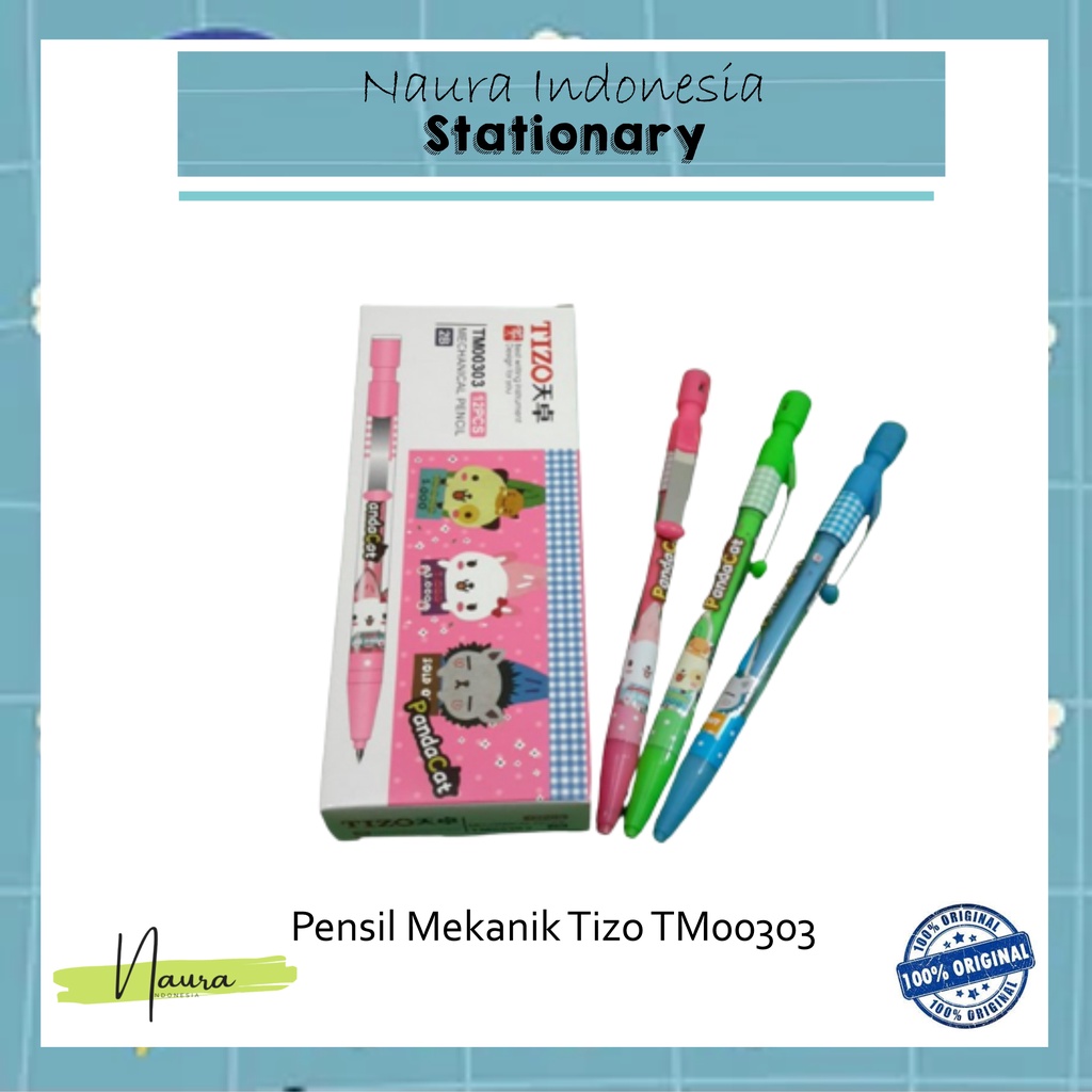 Pensil Mekanik Tizo TM00303 | Mechanical Pencil Tizo TM00303 | Pensil Isi Tizo