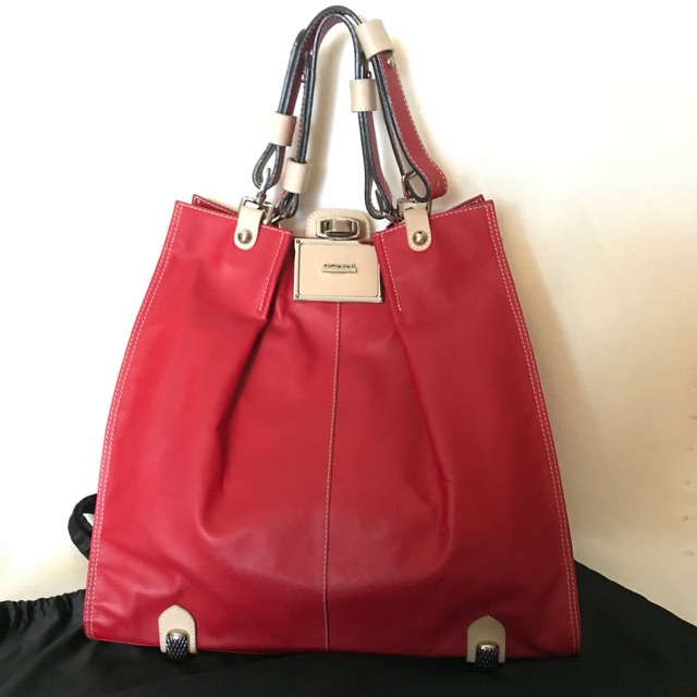 PRELOVED TAS DONINI FONTANA RED ORIGINAL AUTHENTIC BAG BEST SELLER [TITIPAN MAMA]