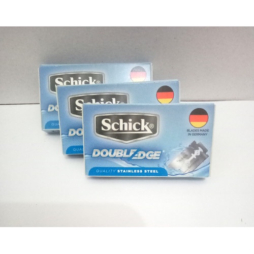 SILET SCHICK DOUBLE EDGE ( 1 PACK ISI 5 PCS )