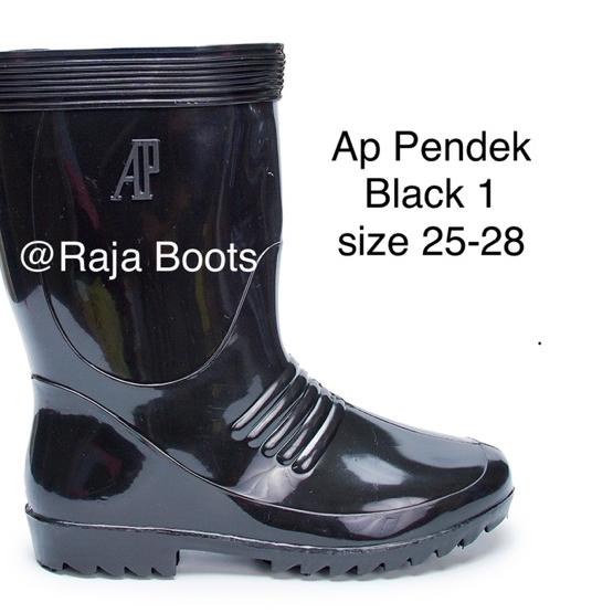Ap Boot Pendek Hitam