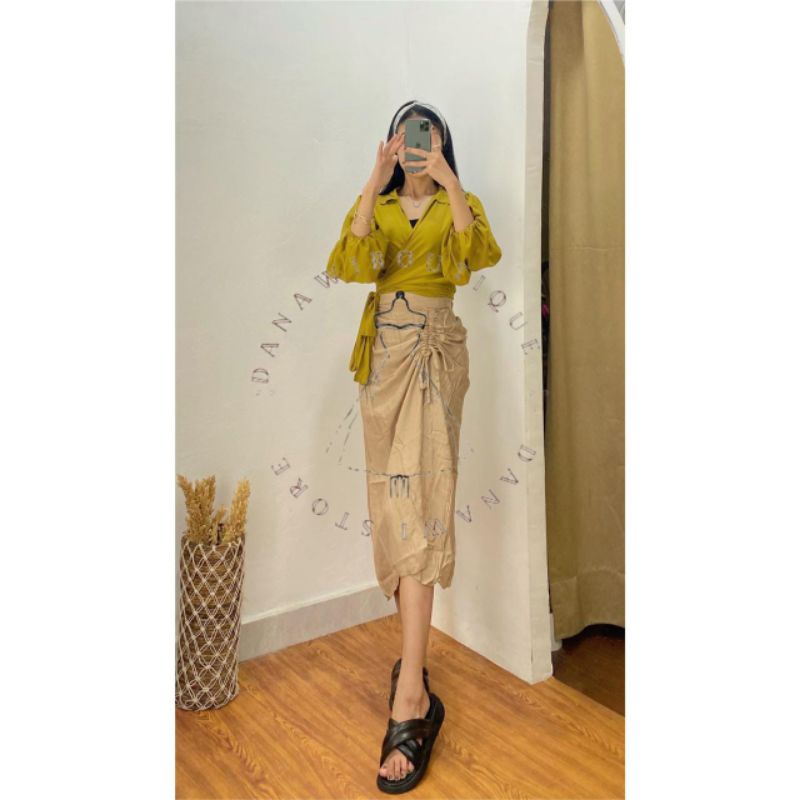 ANYA SKIRT / ROK SERUT SAMPING