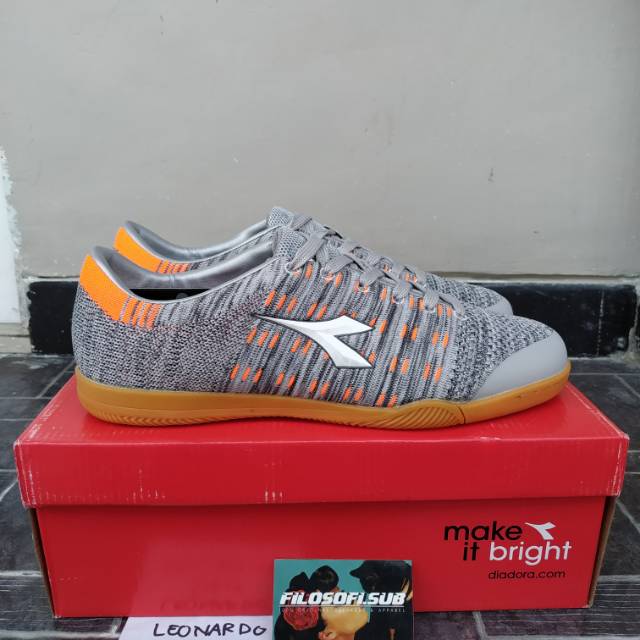 Diadora Dekker Grey Orange Original