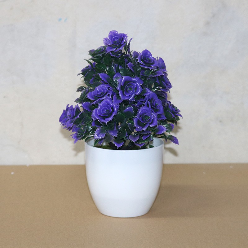 FYGALERYSURABAYA  PT43 Pot Tanaman Hias Bunga Hias Plastik Ornamen Pot Bongsai Artificial Flower Decoration