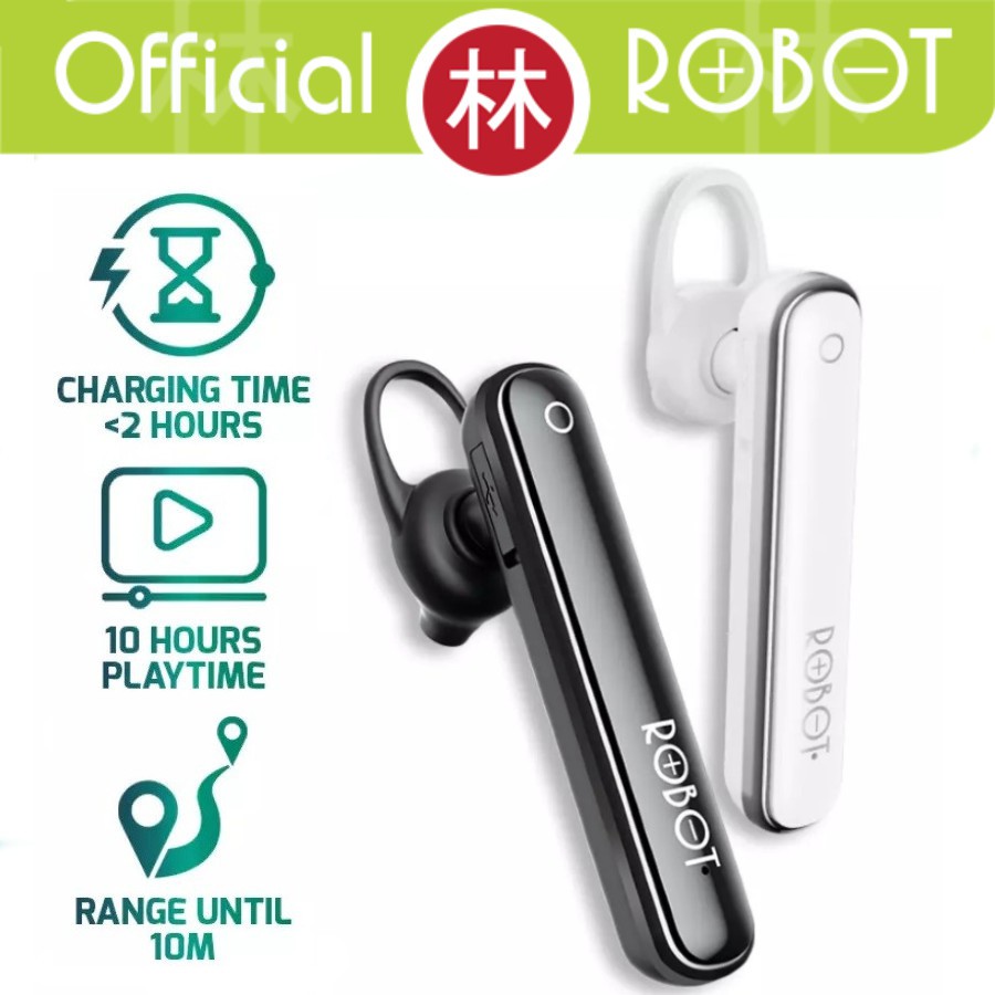 Robot Talk10 Bluetooth Headset Wireless HD Calling Earphone 5.0