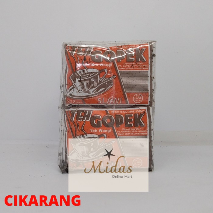 

Teh Gopek Cangkir 10 X 8 gram