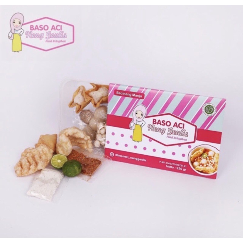 

[BEST SELLER] Baso aci neng geulis - Bacineng manja isi 5 pcs
