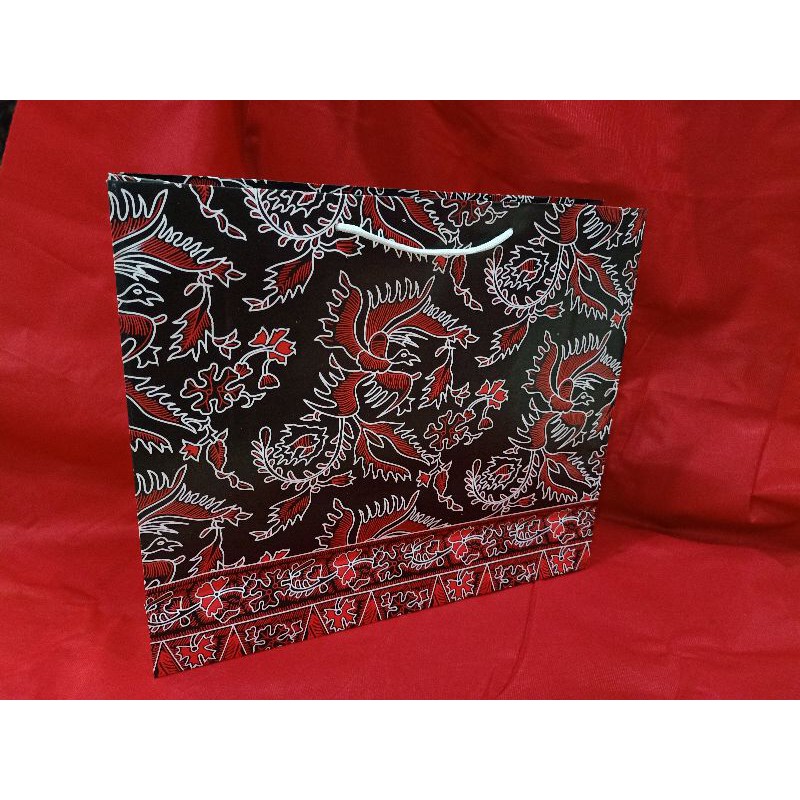 

paper bag xl landscape batik isi 12 pcs terlaris dan termurah