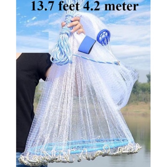 JALA LEMPAR PENANGKAP IKAN UDANG MODEL TERBARU JALA IKAN JALA PIRING JALA LEMPAR NELAYAN JARING IKAN