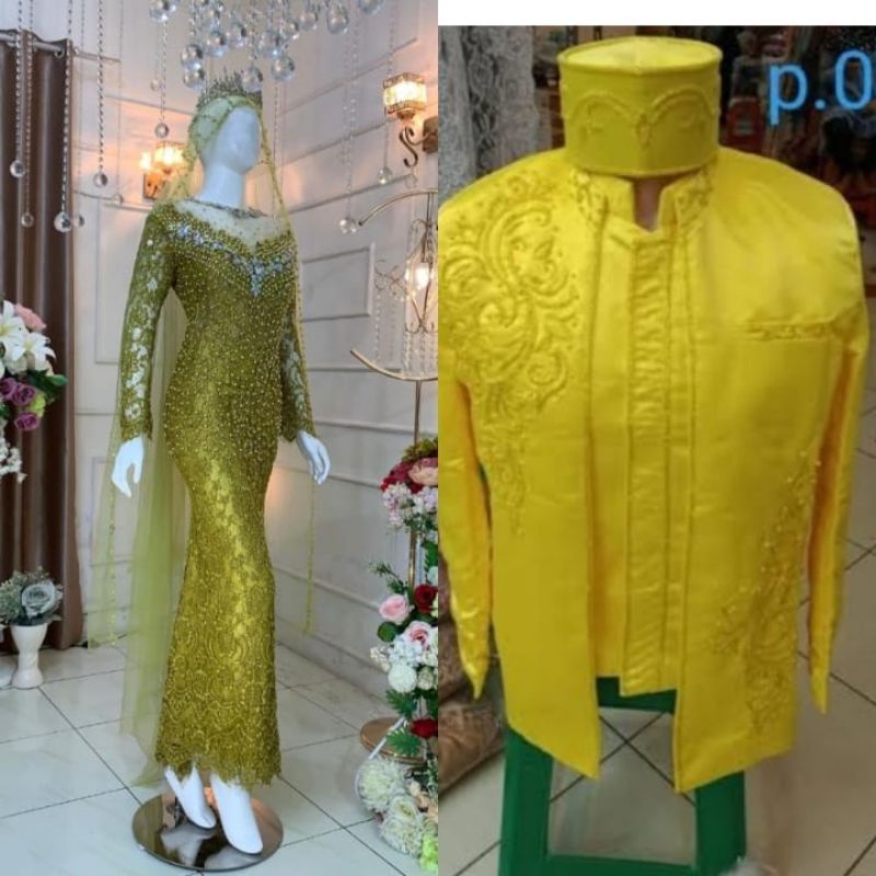 KEBAYA PENGANTEN / GAUN SLIM /KEBAYA/BAJU PESTA MASA KINI