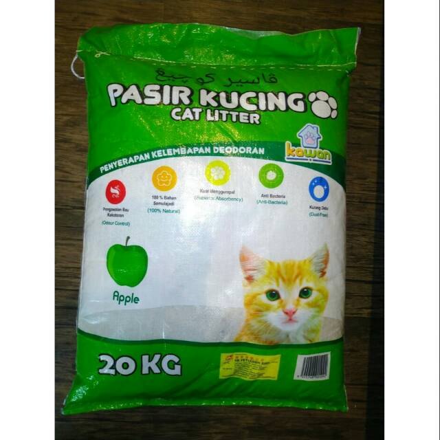 Pasir Kucing Gumpal Wangi KAWAN Impor Murah Bagus Khusus GOJEK/GRAB