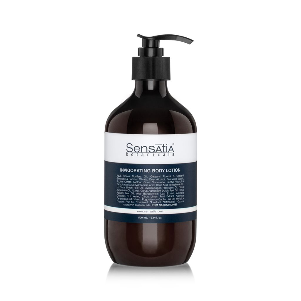 Sensatia Botanicals Invigorating Body Lotion - 500mL / 16.9 fl.oz.