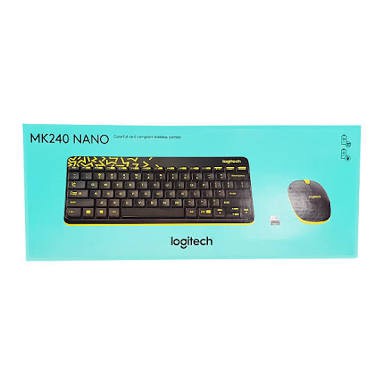 Keyboard Wireless Logitech Mk240 NANO