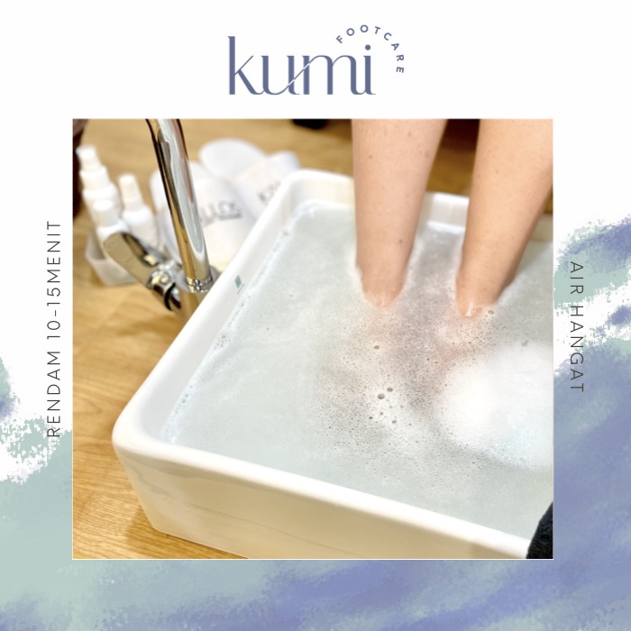 Kumi Foot Soak Concentrate /  Pedicure / Footcare / Sabun cuci kaki bisa untuk mengatasi kaki pecah dan kapalan