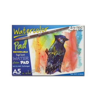 V-Tec Fine Art Paper For Watercolor Painting Box Kertas Cat Air Painting Pad 300Gsm | Shopee Indonesia