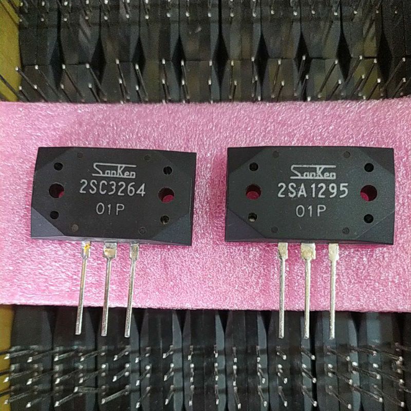 Sanken 2SA1295 & 2SC3264 Original lot 01P Sanken 1295 Sanken 3264 Sanken Super