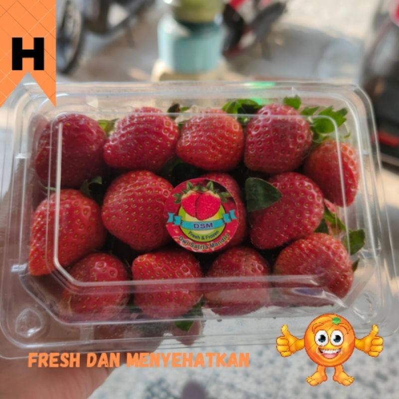 

BUAH STRAWBERRY 200GRM -300 GRAM / PACK