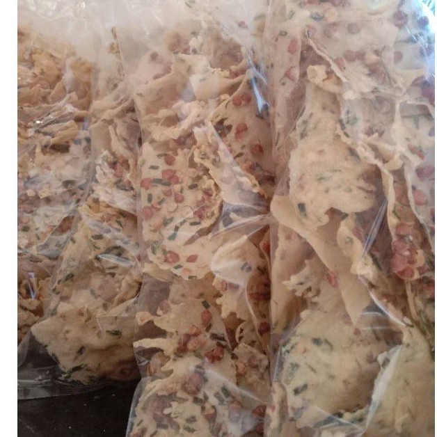 

Piscoklegit_ 500G Peyek Kacang ,Peyek Rebon