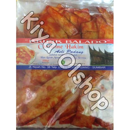 

Kripik Balado Panjang Christine Hakim/Sanjai Balado/Oleh2 Padang 250g