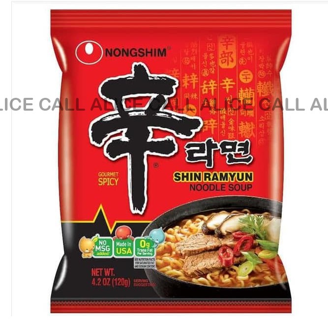 

NONGSHIM SHIN RAMYUN MIE INSTAN 120GR