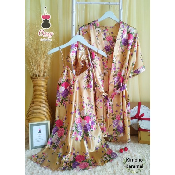 Baju Tidur Kimono Satin