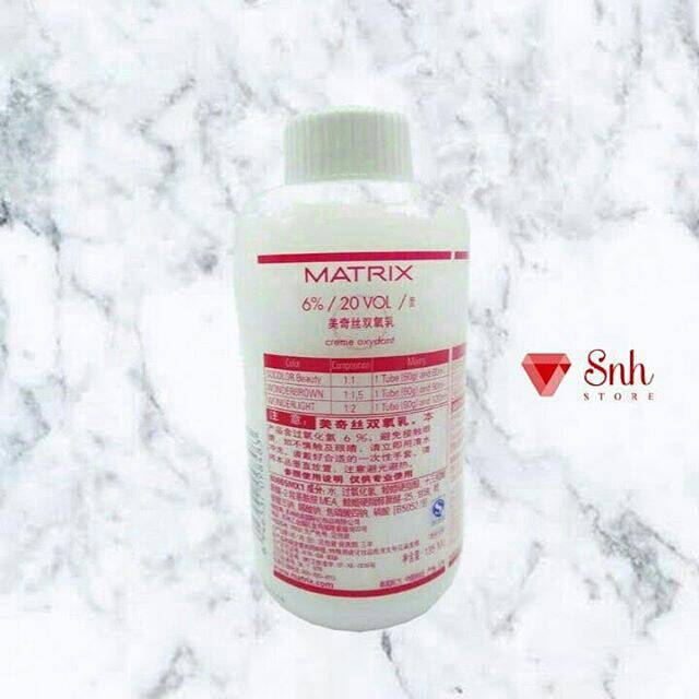 Matrix Oxidant Cream Developer 6%/cairan untuk bleaching/pewarna rambut/bleaching rambut/matrixmurah