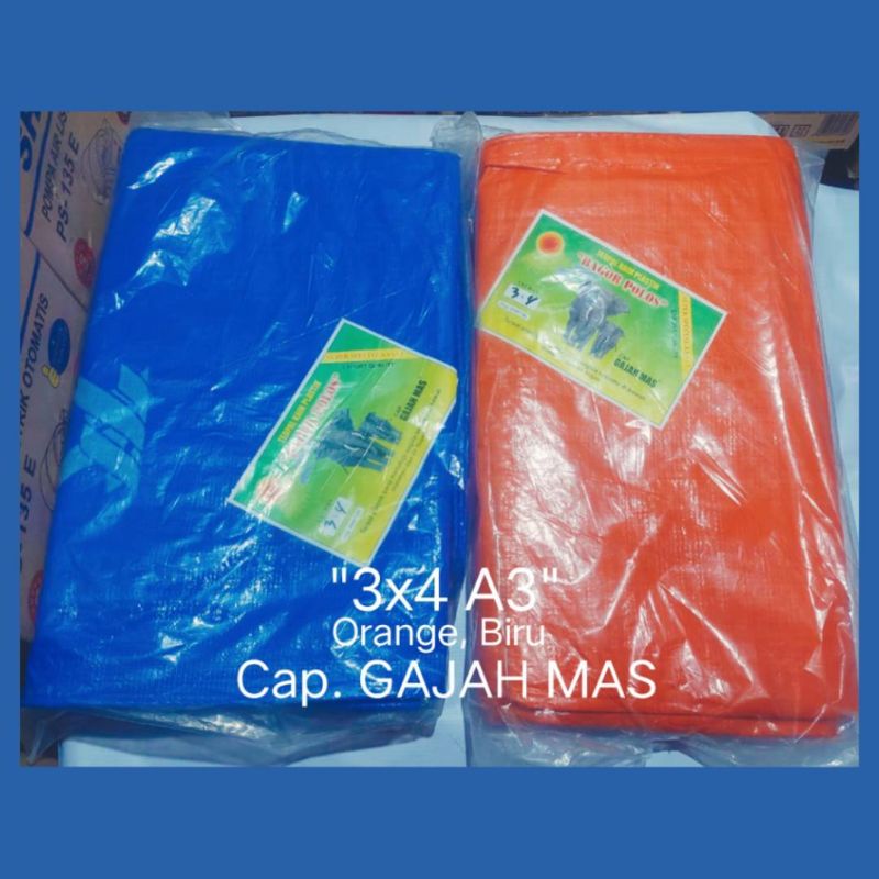 Terpal plastik 3x4 Terpal 3x4 A3