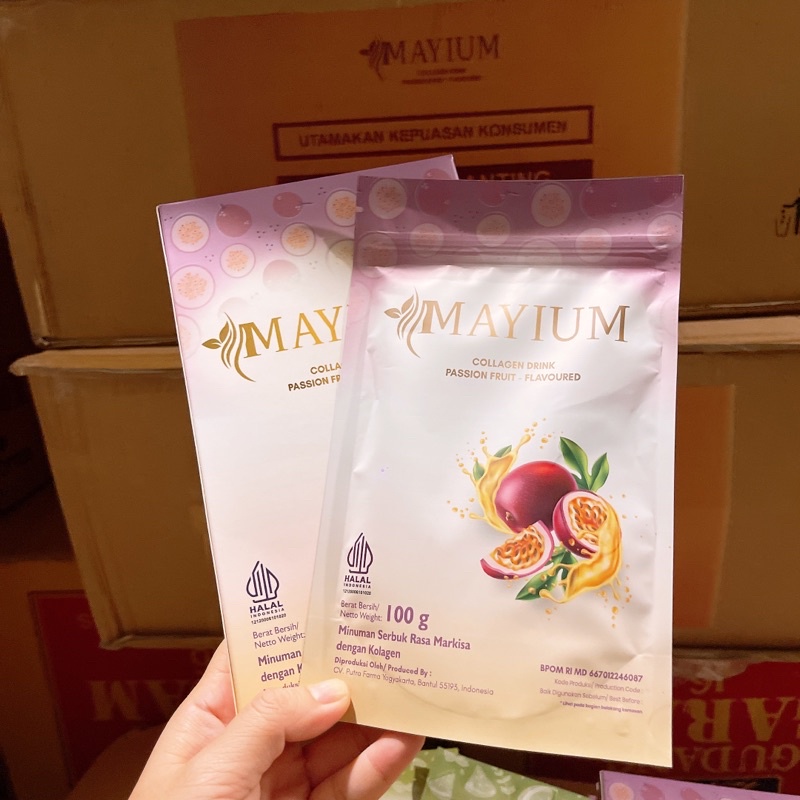 BPOM - Mayium Collagen Drink | Pemutih badan / whitening L-glutathione