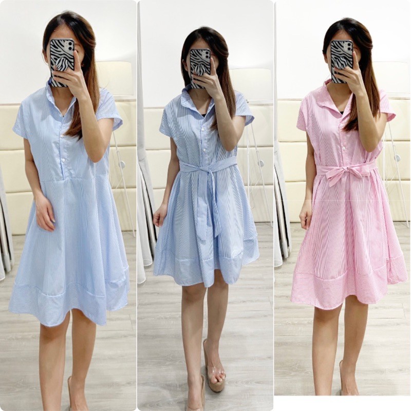 dress casual wanita /dress korea salur/ K012980